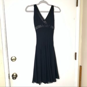 Forever 21 Black Short Sleeve V neck Dress